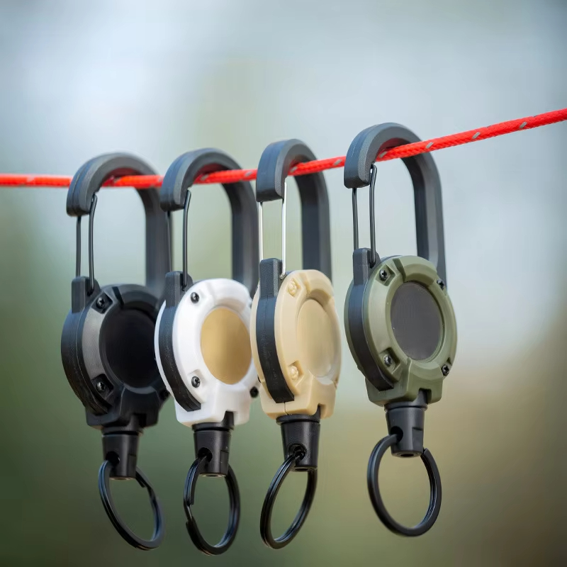 Conventional Reel - Moschettone Retrattile Resistente con Cavo in